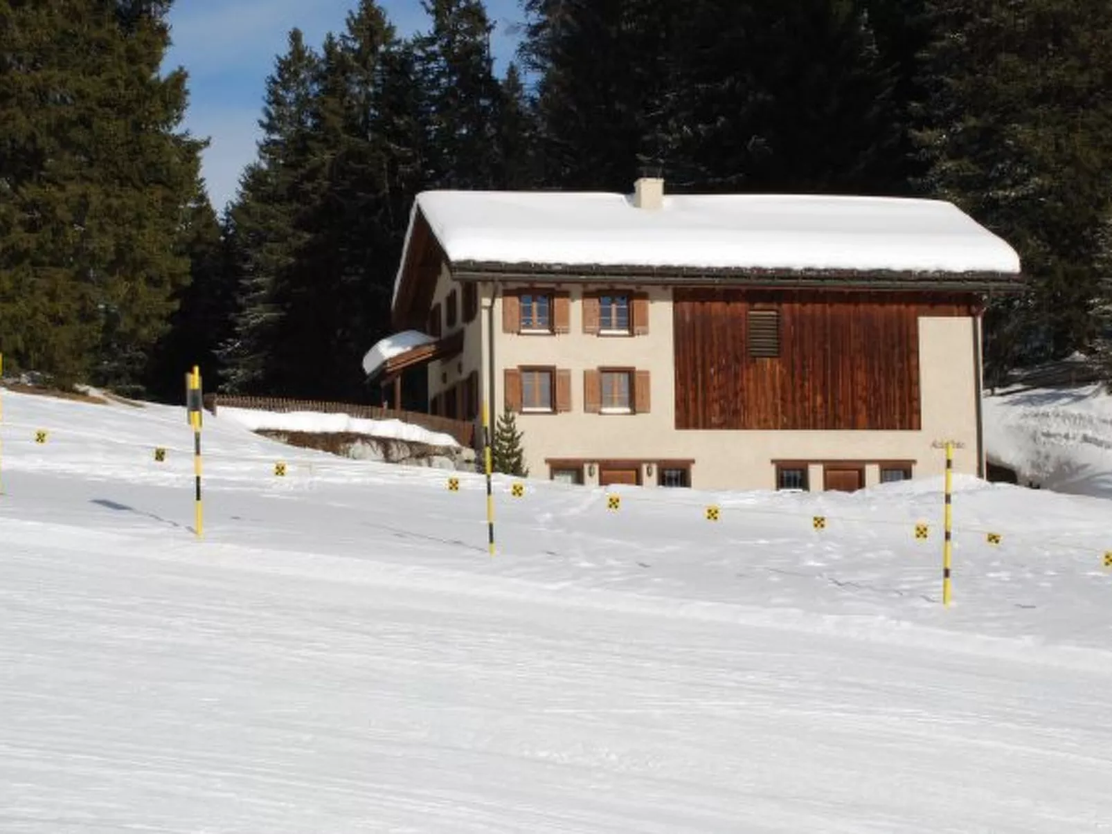 Ski in & Ski out Alphütte-Maiensäss Acla Pala Lenzerheide - Buiten
