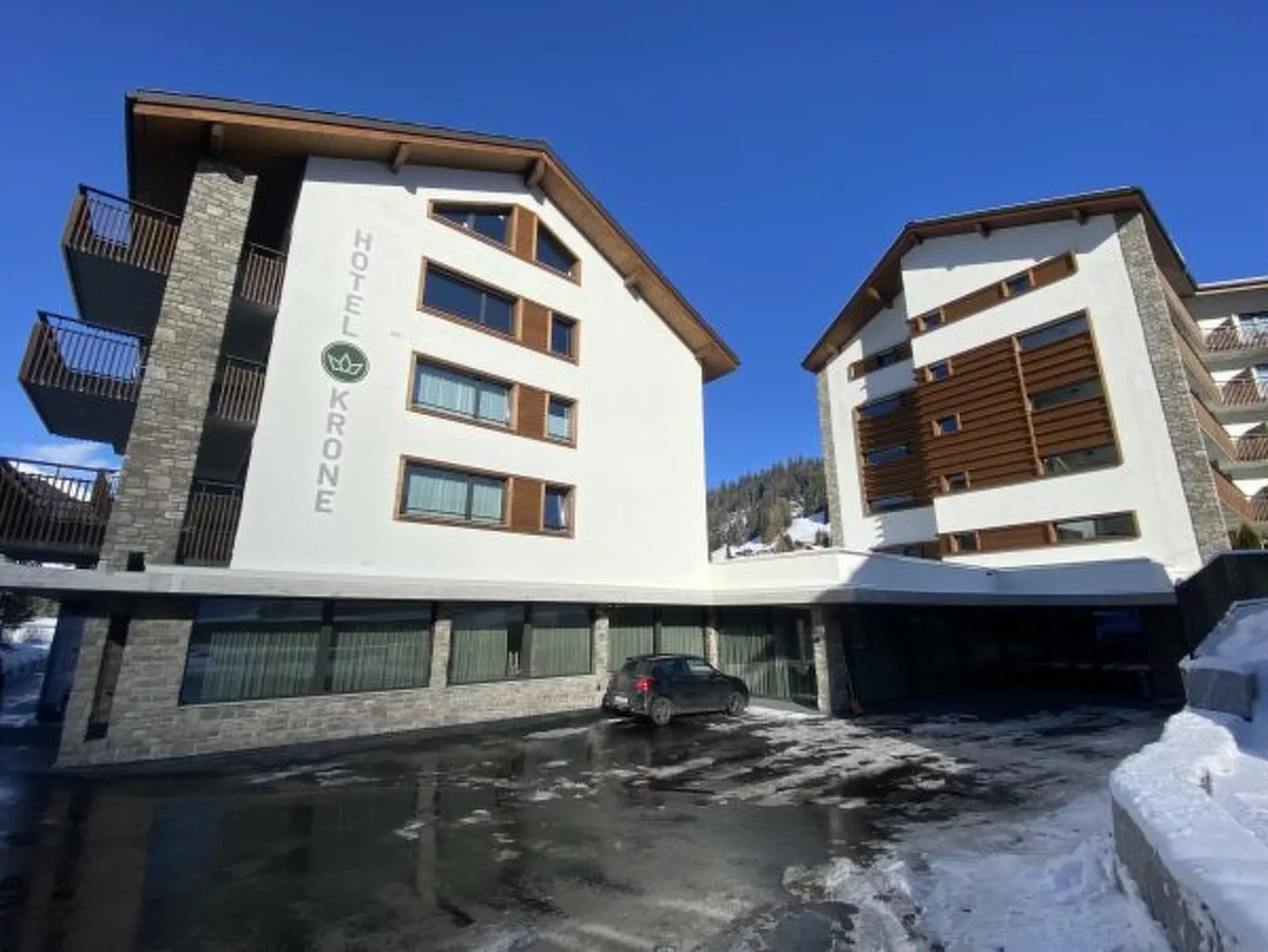 Krone Churwalden für 6 Personen - Buiten