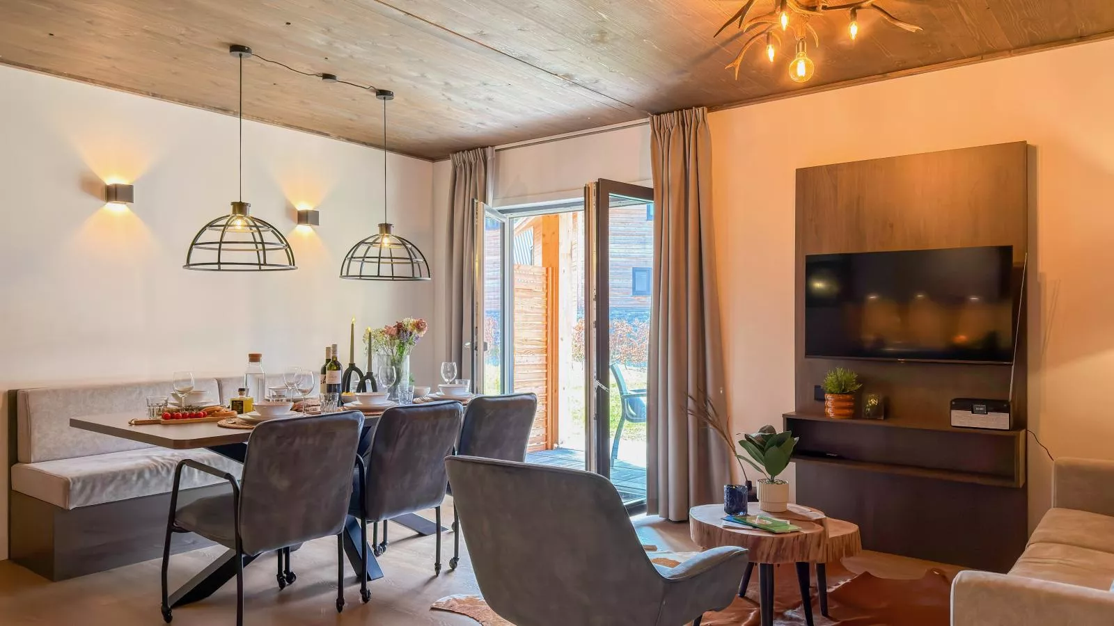 Seesicht Afritz am See - Woonkamer