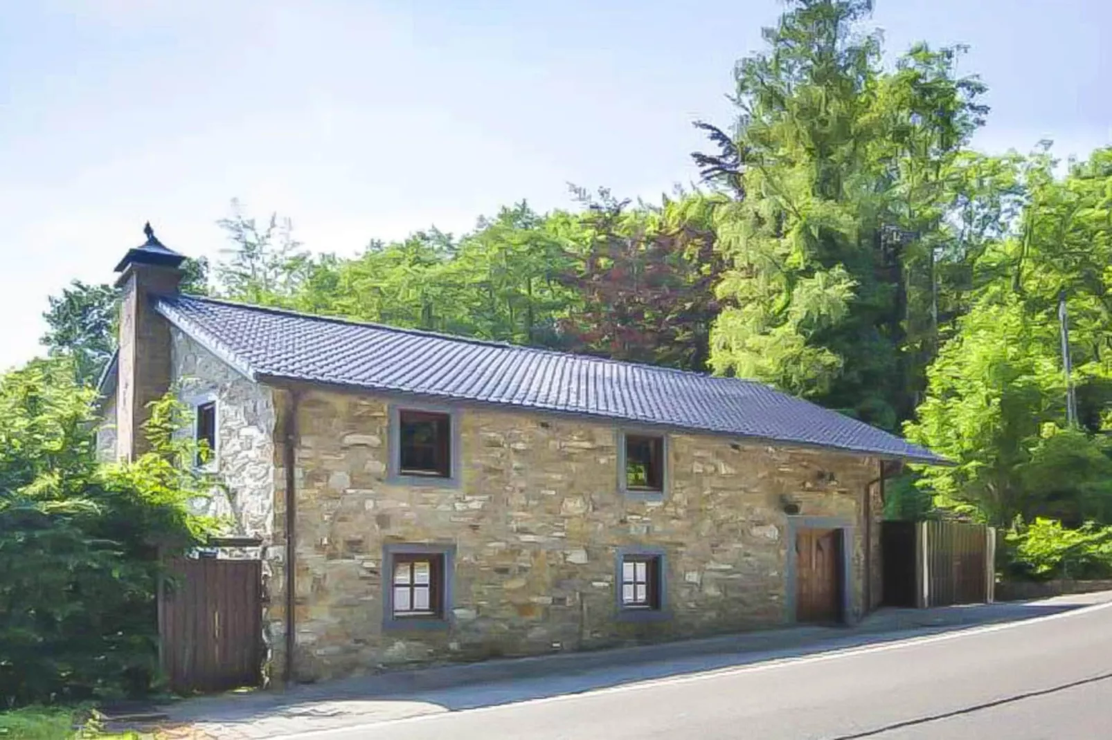Landhuis la Forêt - Buitenkant zomer