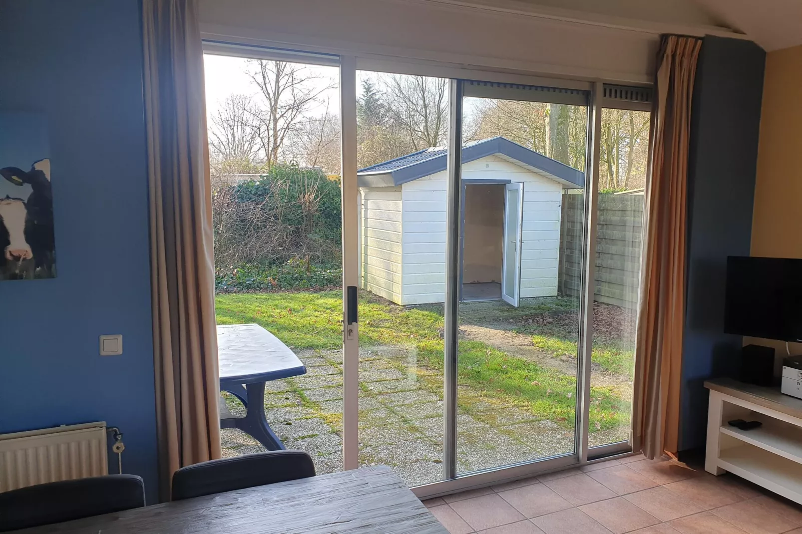 Gelijkvloerse vakantiewoning 6 pax property nr 55-Uitzicht zomer