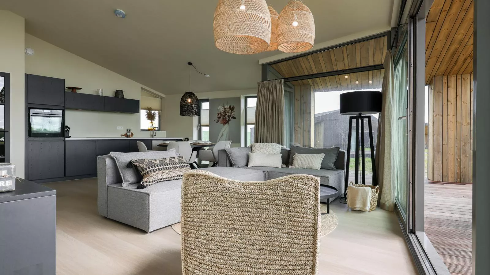 Natuurhuis Waterloop - Woonkamer