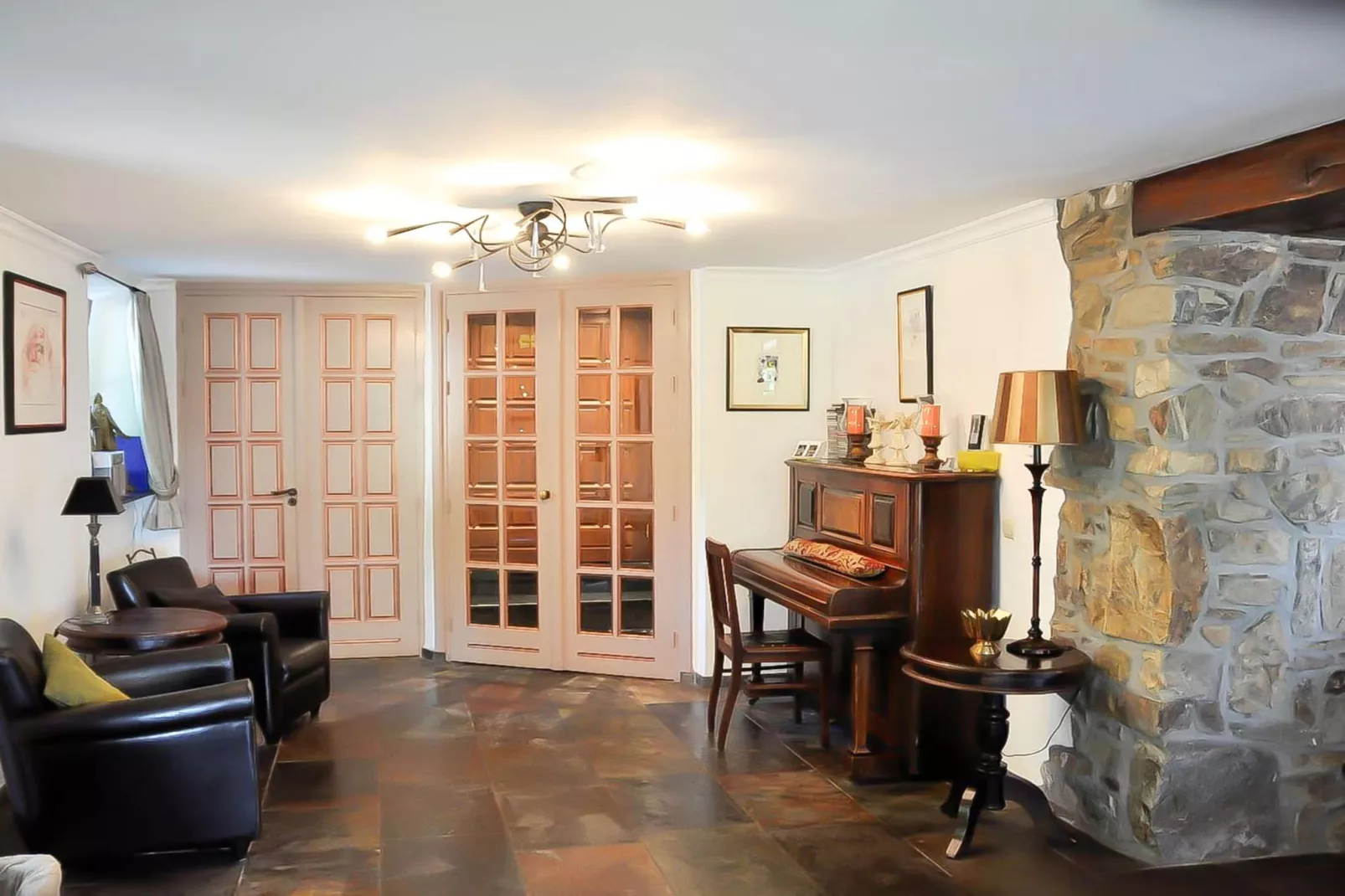 Landhuis la Forêt - Woonkamer