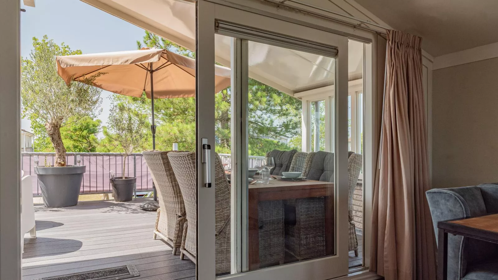 Het Oesterhuis - Uitzicht zomer