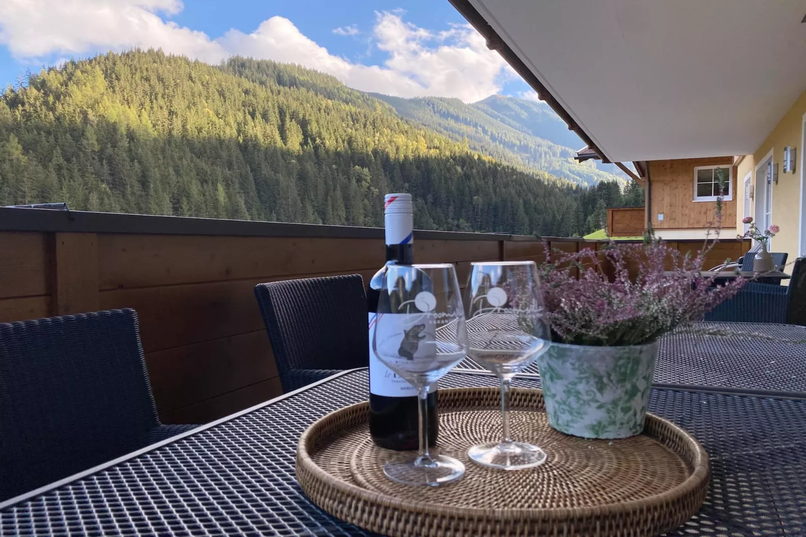 Genieten in Saalbach Top E2 - Terrasbalkon