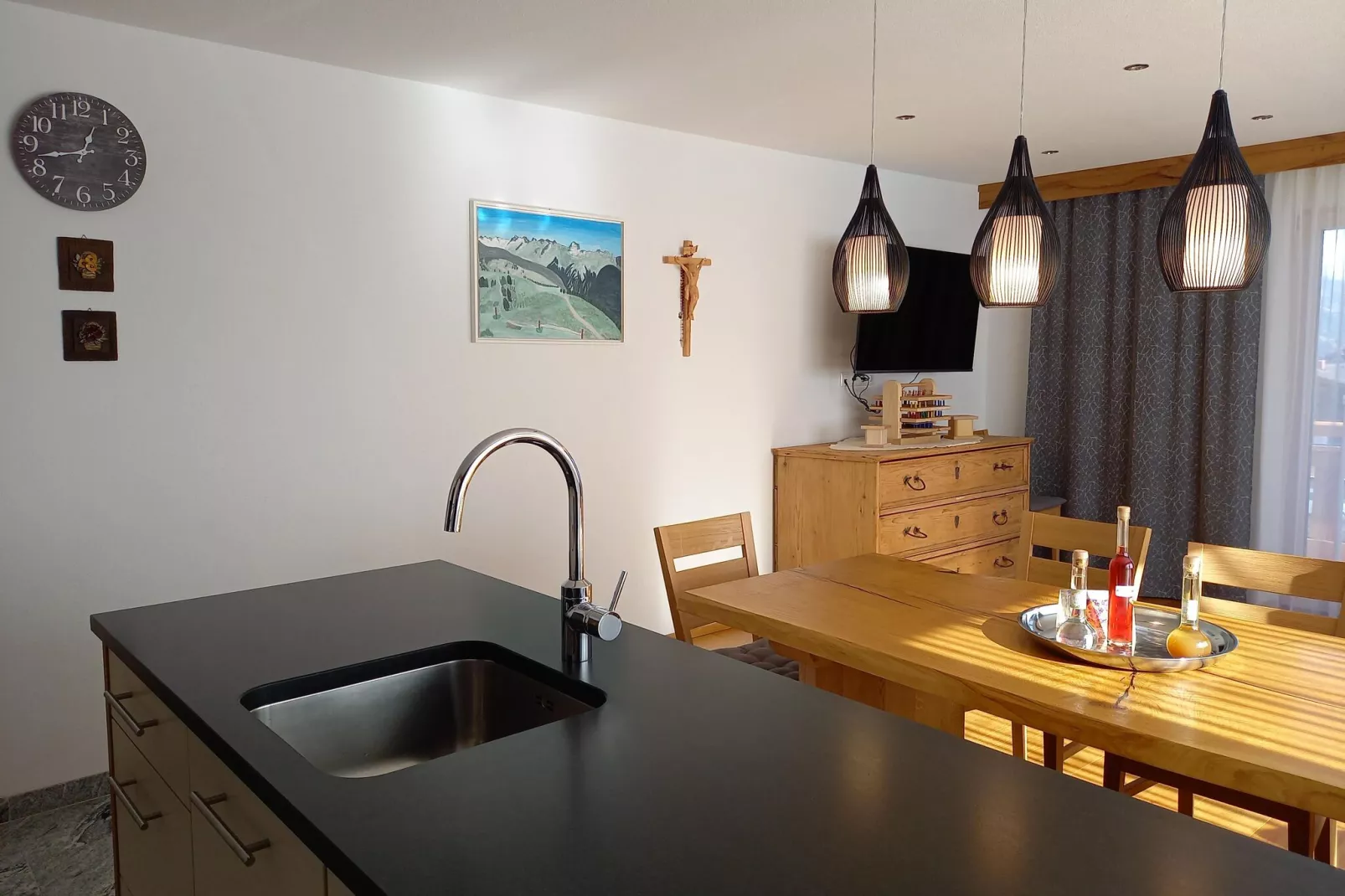 Ferienhaus Lerch 6 Personen-Woonkamer