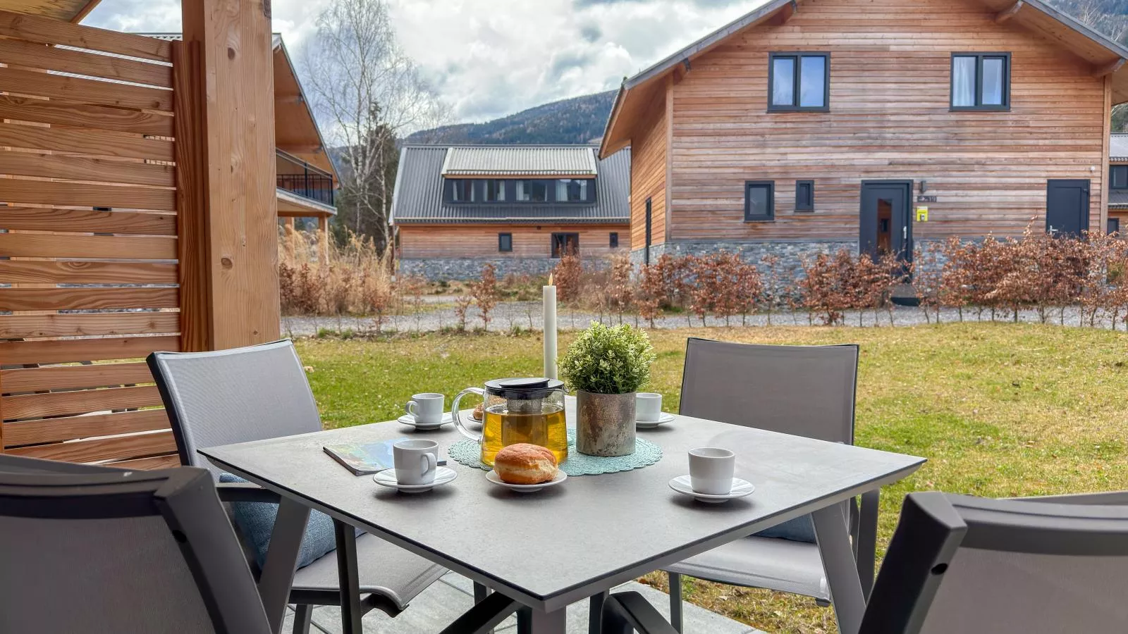 Seesicht Afritz am See - Uitzicht zomer
