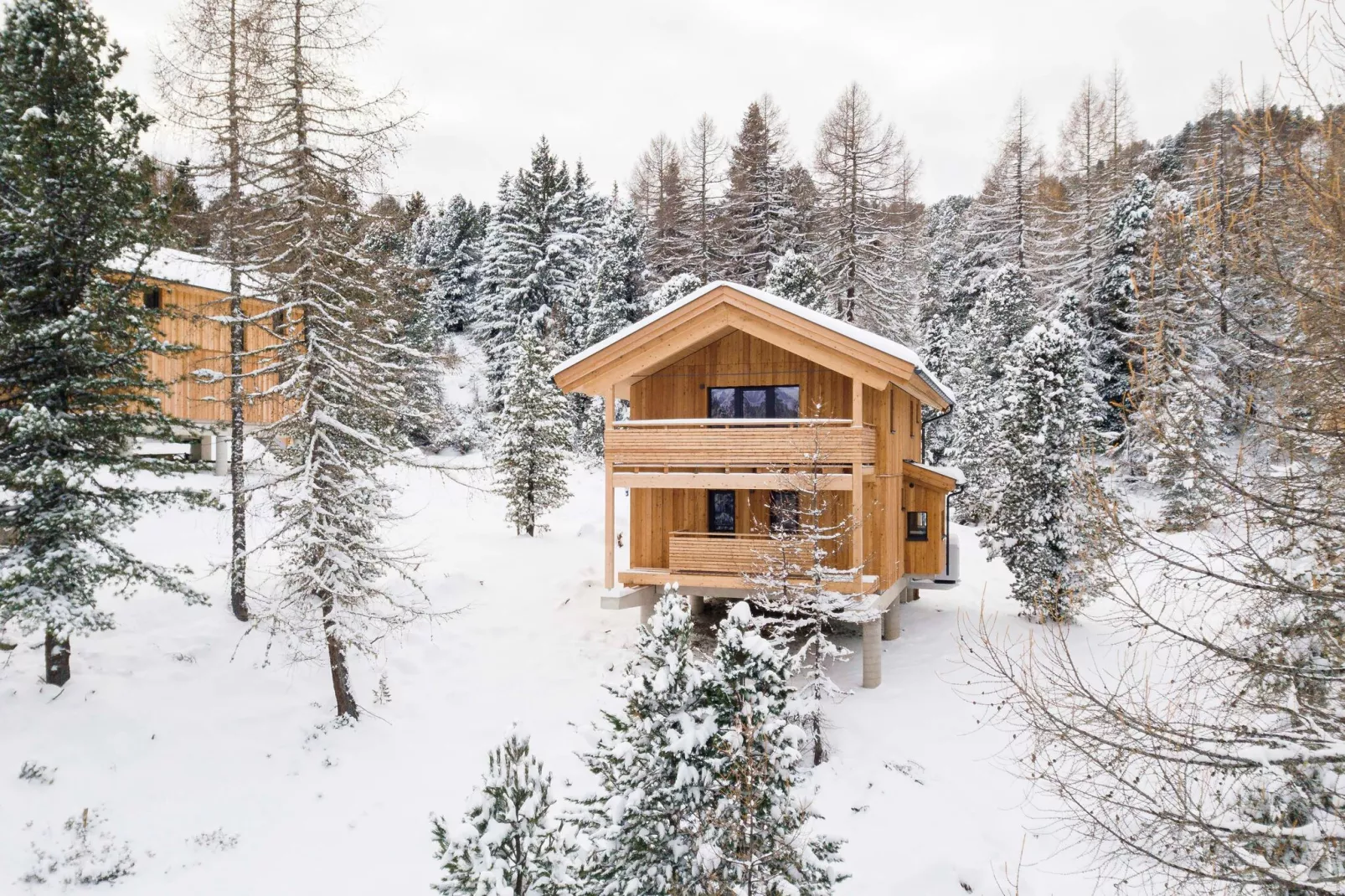 Naturchalets Turracher Höhe 2-Exterieur winter