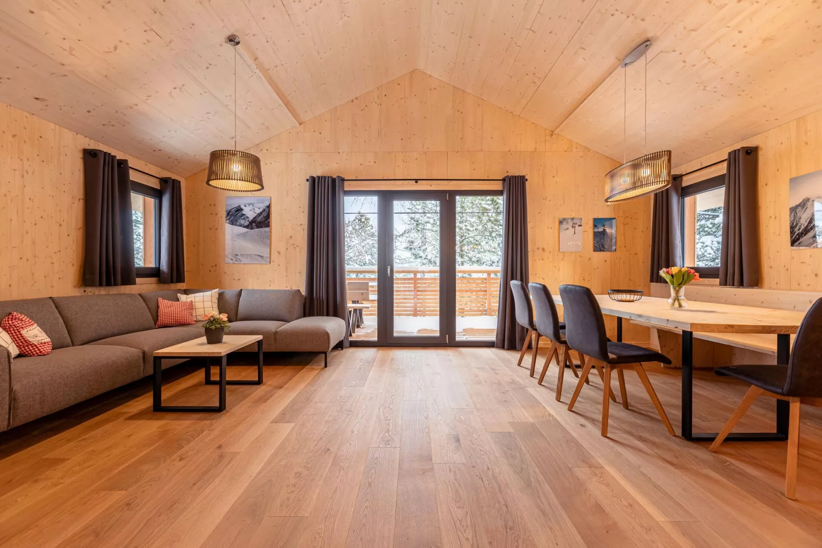 Naturchalets Turracher Höhe 2-Woonkamer