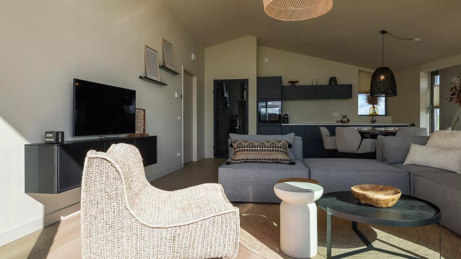 Natuurhuis Waterloop - Woonkamer