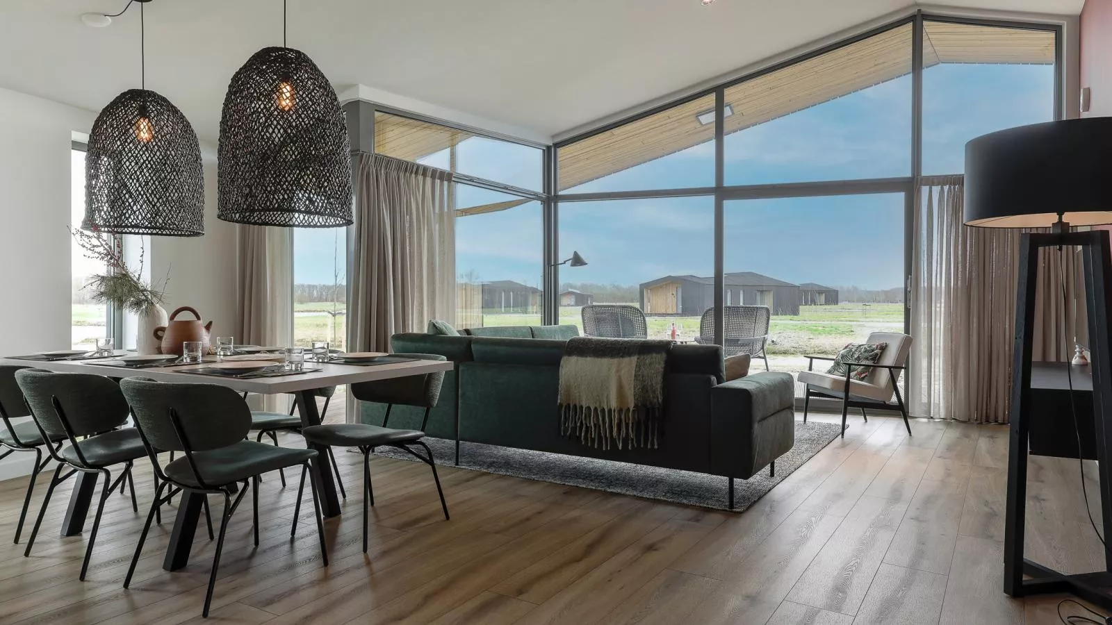 Natuurhuis Rietveer - Woonkamer
