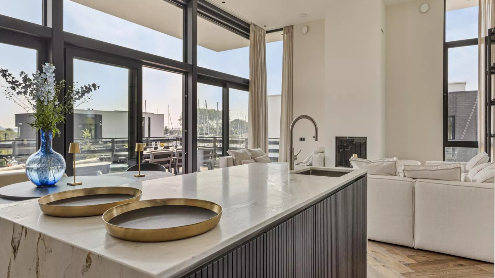 Zilte Watervilla - Keuken