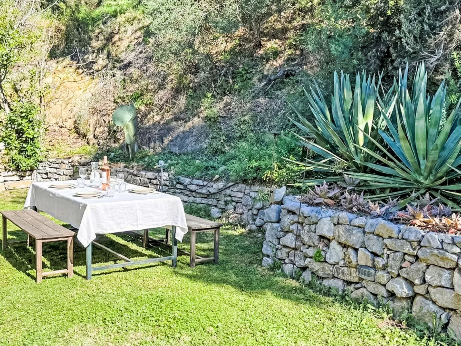 Villa 6 Chambres 12 Pers - Piscine - Clim - Wifi - Buiten