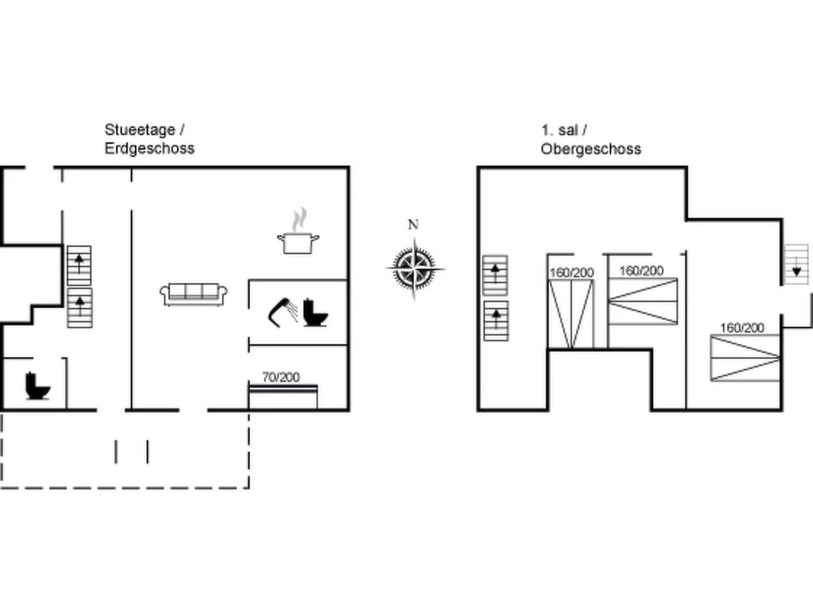 "Grette" - 600m from the sea