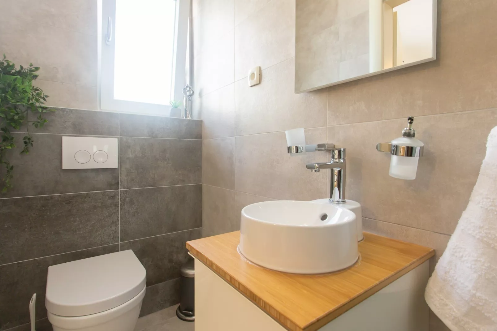 Apartments Aqua - Superior Two Bedroom Apartment with Terrace and Sea View (Aqua 2) - Badkamer