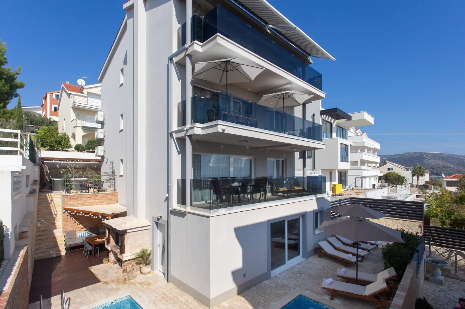 Apartments Aqua - Superior Two Bedroom Apartment with Terrace and Sea View (Aqua 2) - Buitenlucht
