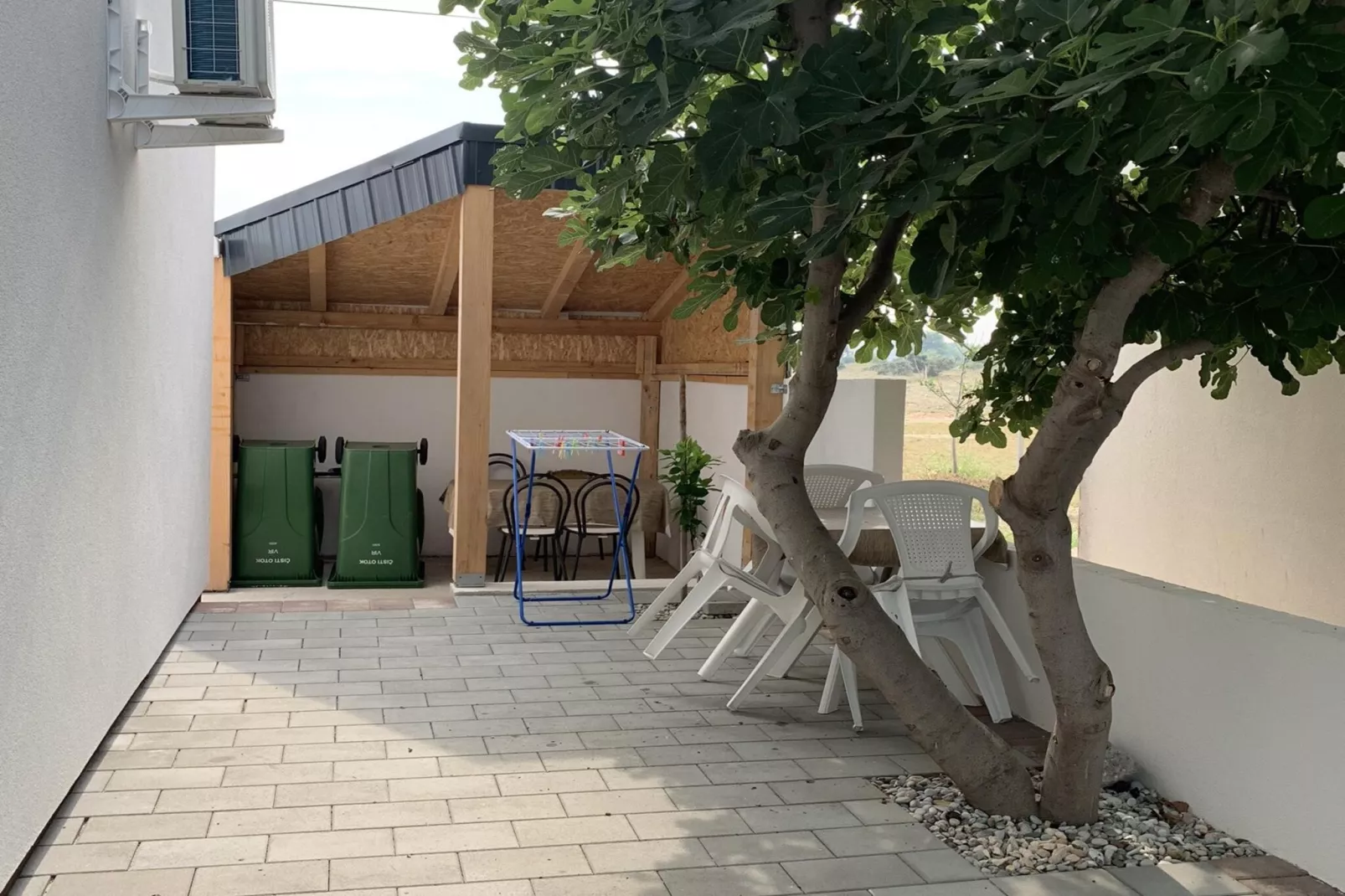 Studio apartment Vir 2 - Terrasbalkon