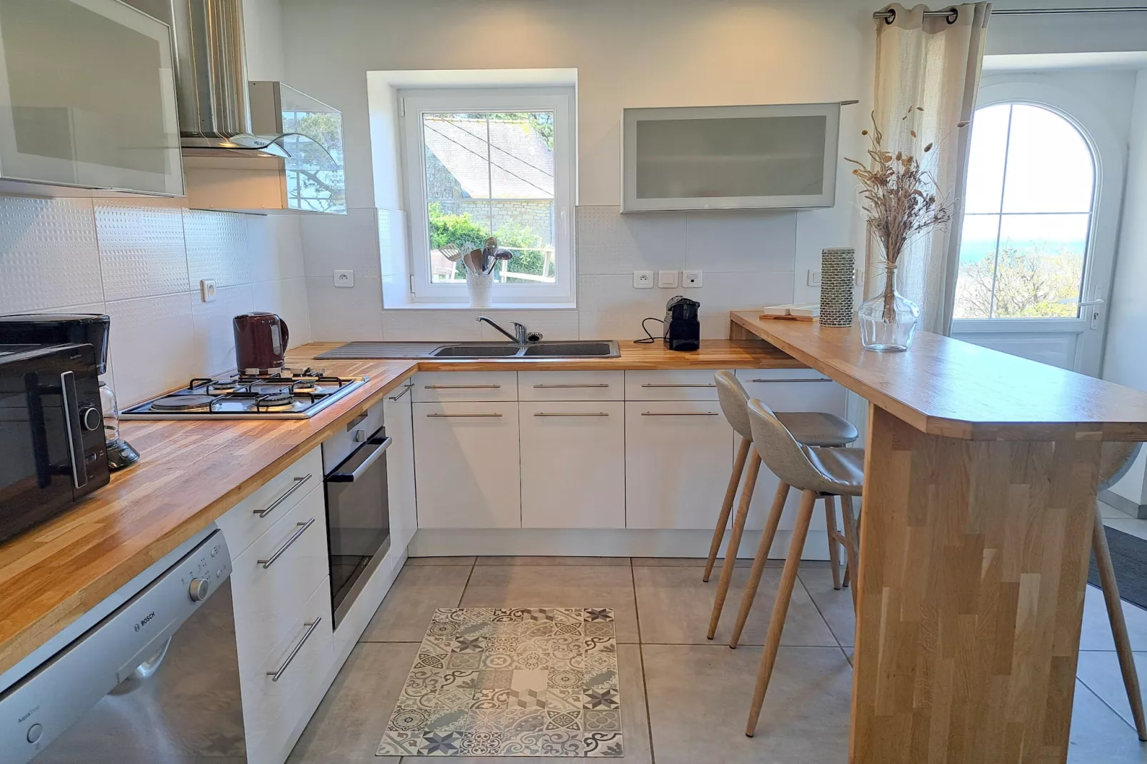 Ferienhaus mit Panorama-Meerblick Plonévez-Porzay