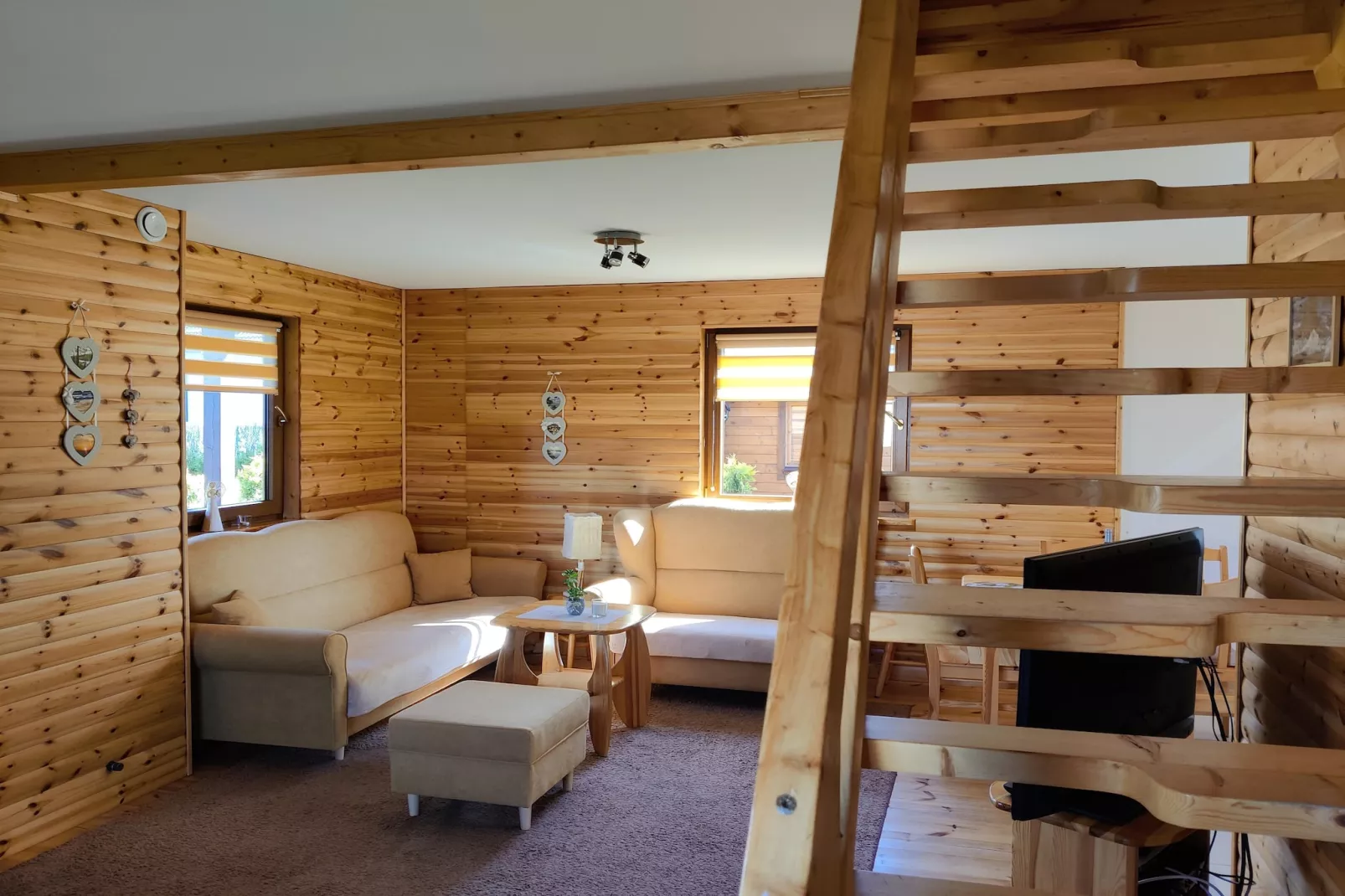 Dom wakacyjny z Klimatem Smołdziński Las - Woonkamer