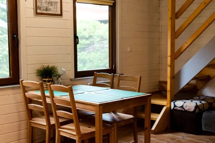 	Domek wakacyjny z 1 sypialnią na piętrze w Kopalinie - Woonkamer