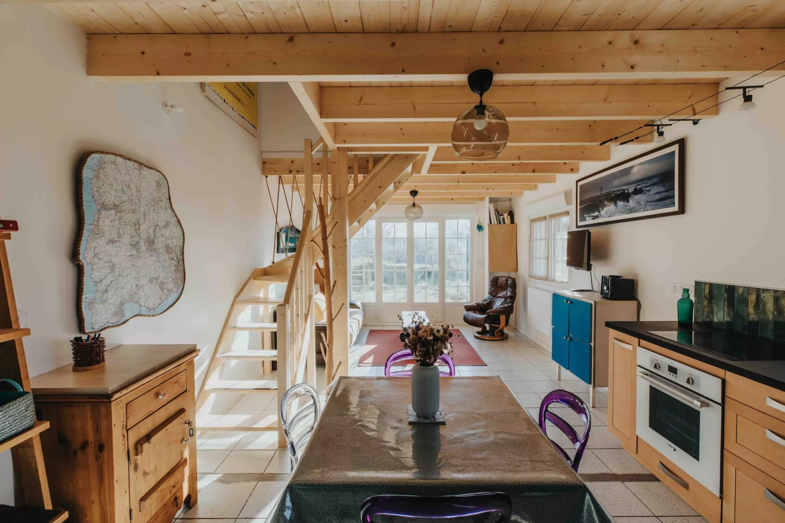 Ferienhaus in Lanildut - Eetkamer