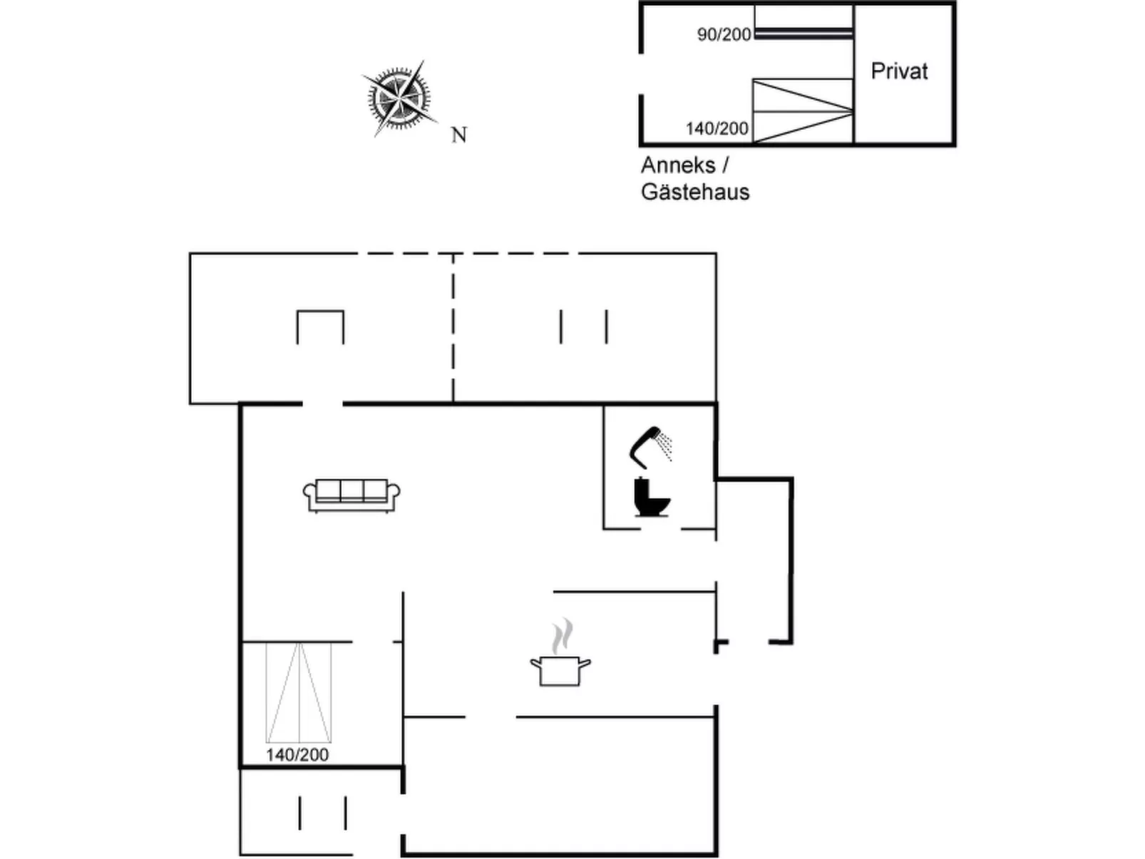 "Elline" - 200m from the sea - Binnen