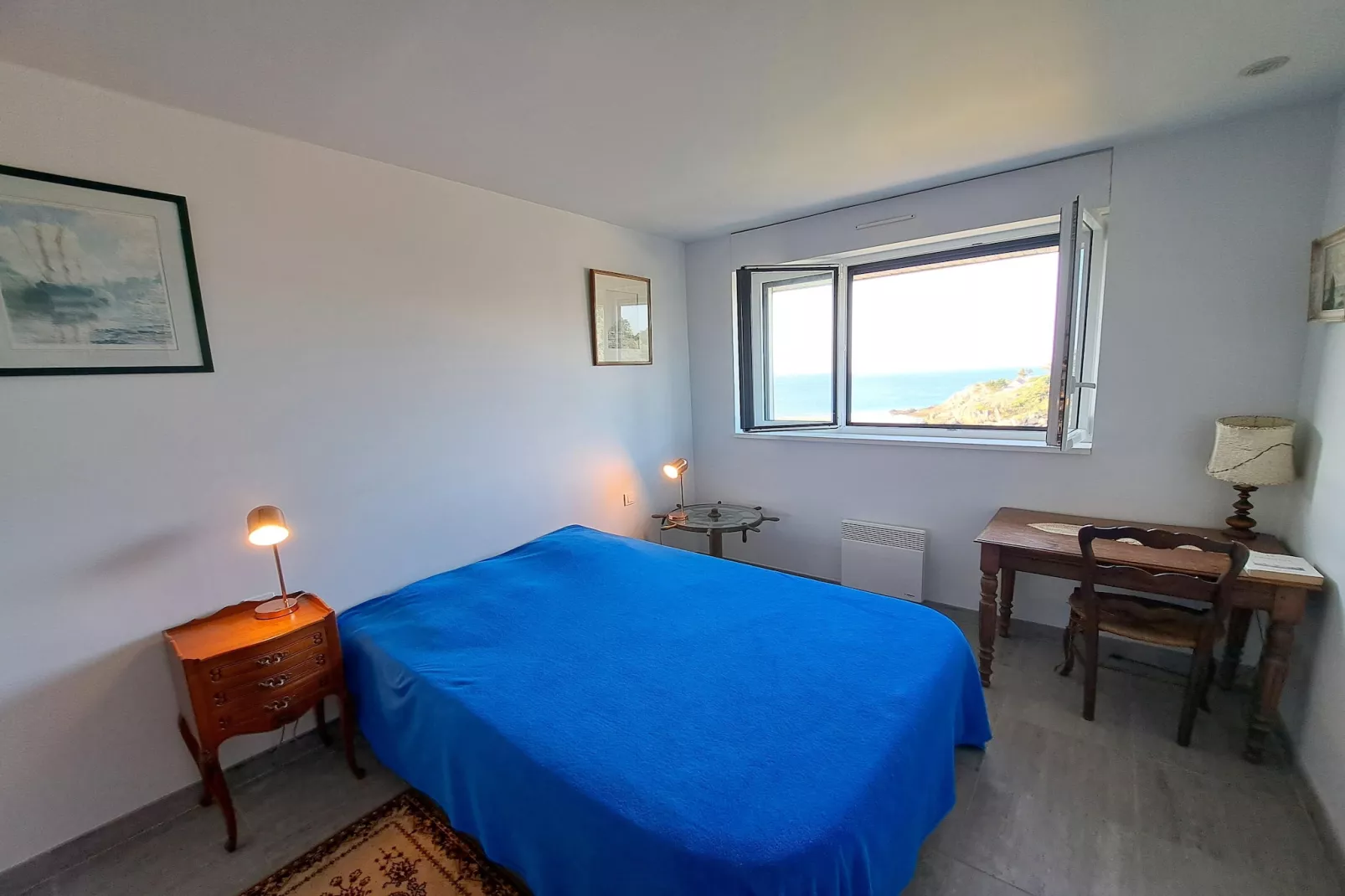 Granitsteinhaus in Nevez - Slaapkamer