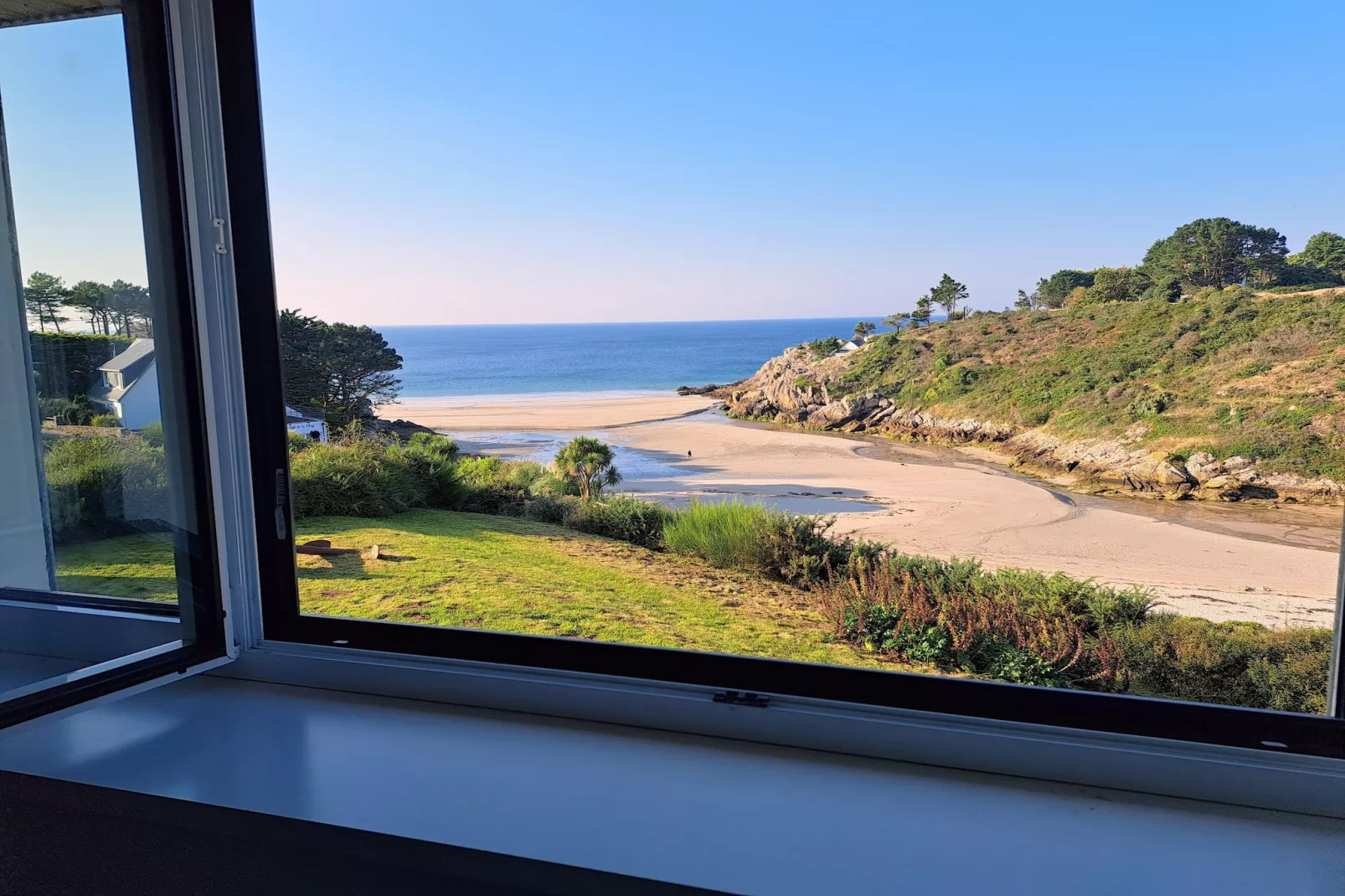 Granitsteinhaus in Nevez - Slaapkamer