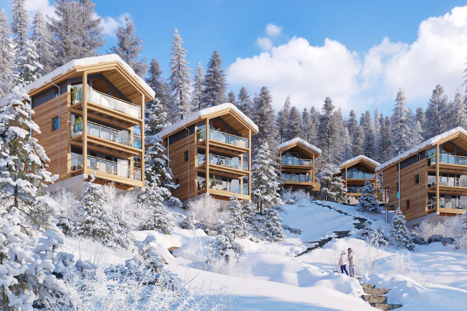 Naturchalets Turracher Höhe 2-Exterieur winter