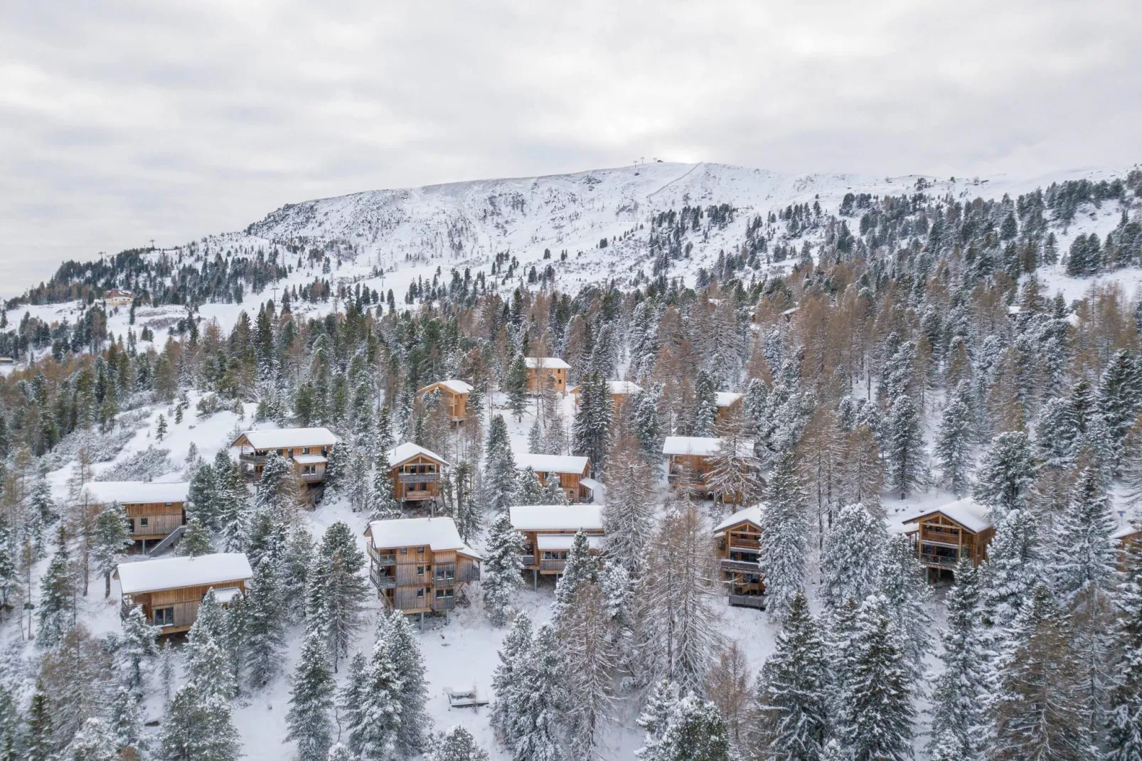 Naturchalets Turracher Höhe 2-Uitzicht winter