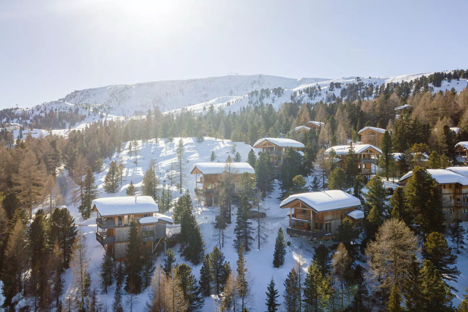 Naturchalets Turracher Höhe 2-Uitzicht winter