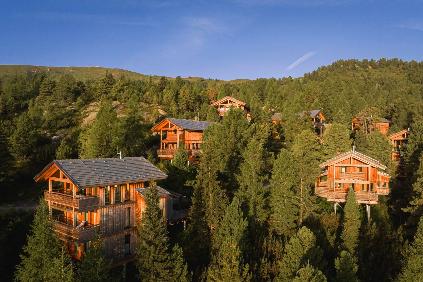 Naturchalets Turracher Höhe 2-Uitzicht zomer