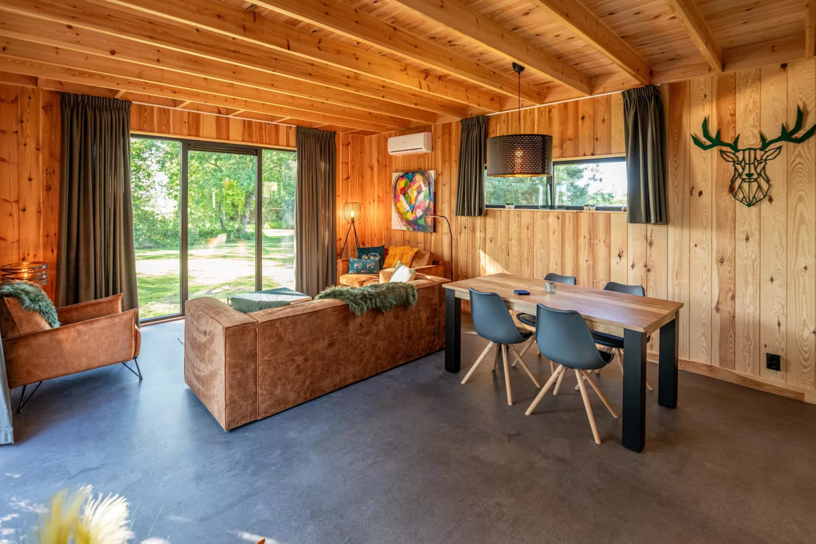 Wellnesslodge Scholekster 4p - Woonkamer