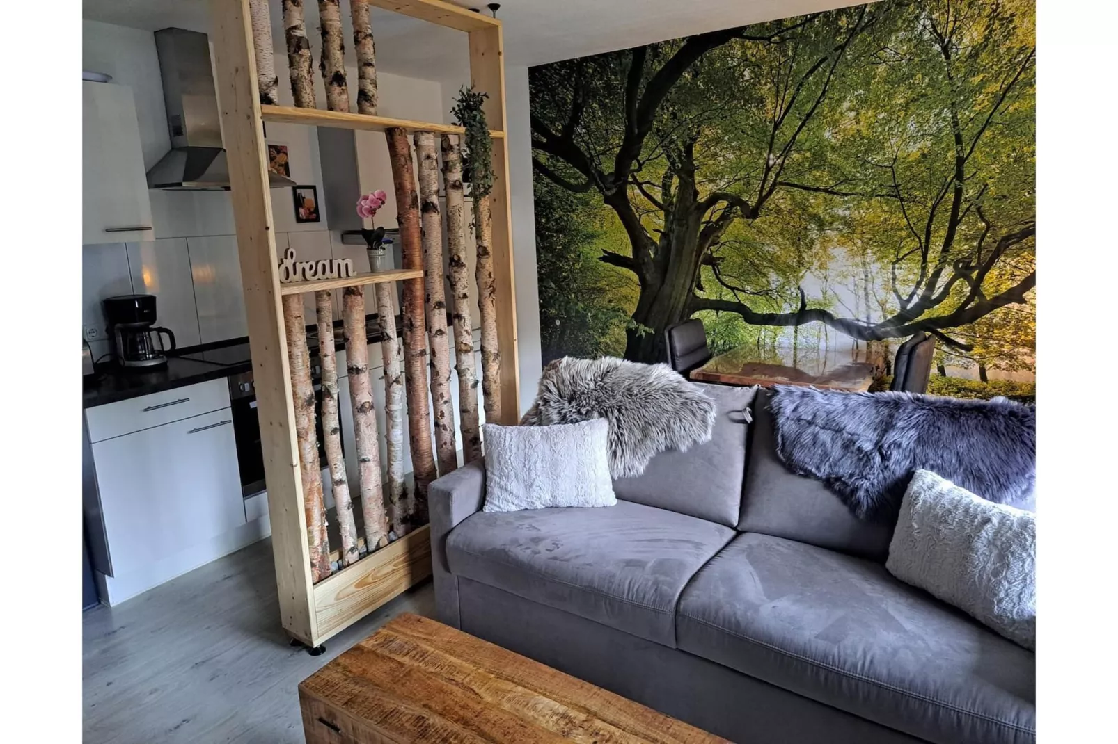 Apartment In der Büre C - Woonkamer