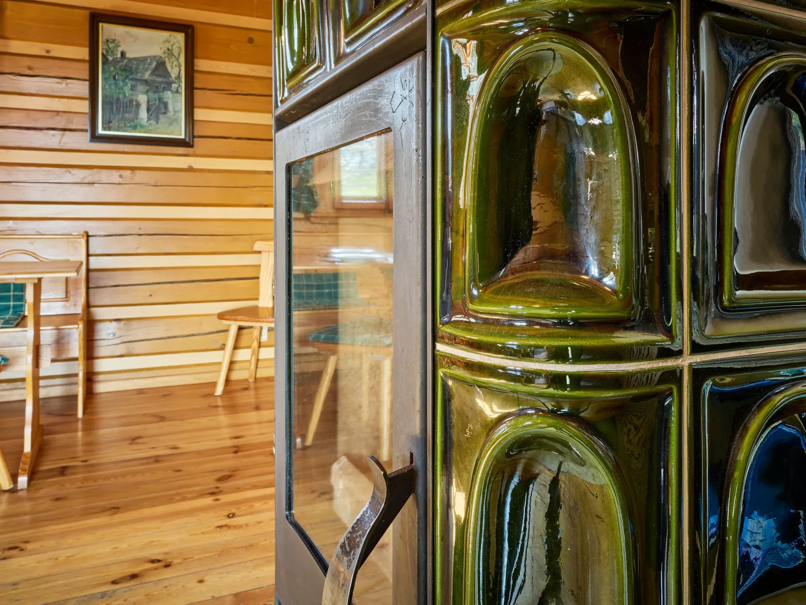 Timber Lodge with Sauna - Binnen