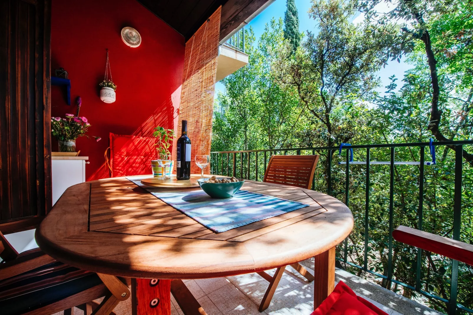 Beachfront  house Dunja - Terrasbalkon