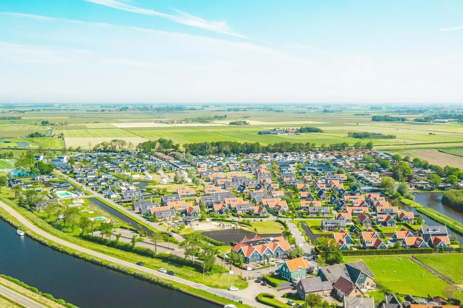 Beemsterdijk  6 personen - Uitzicht zomer