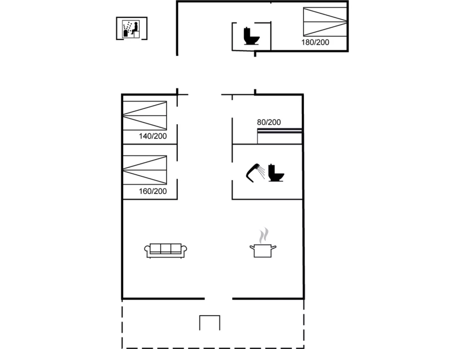 "Tjarko" - 690m to the fjord - Binnen