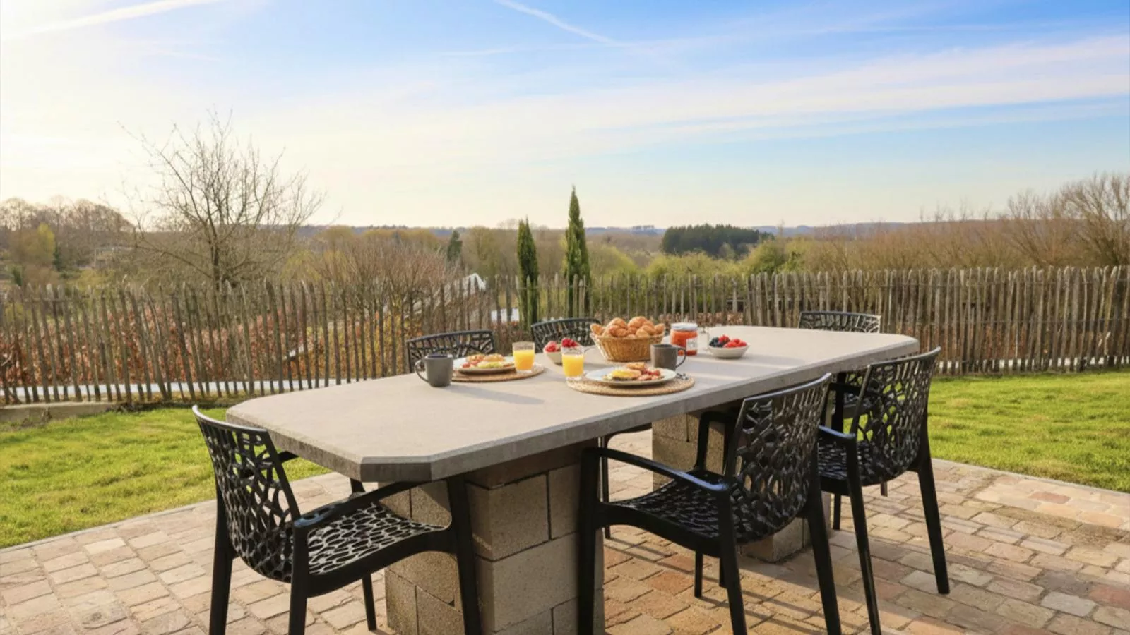 Gite de Temme - Terrasbalkon