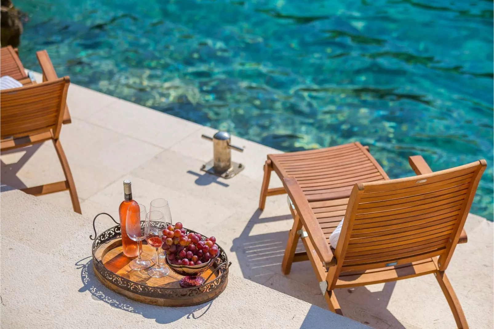 Seafront villa Marella - Terras