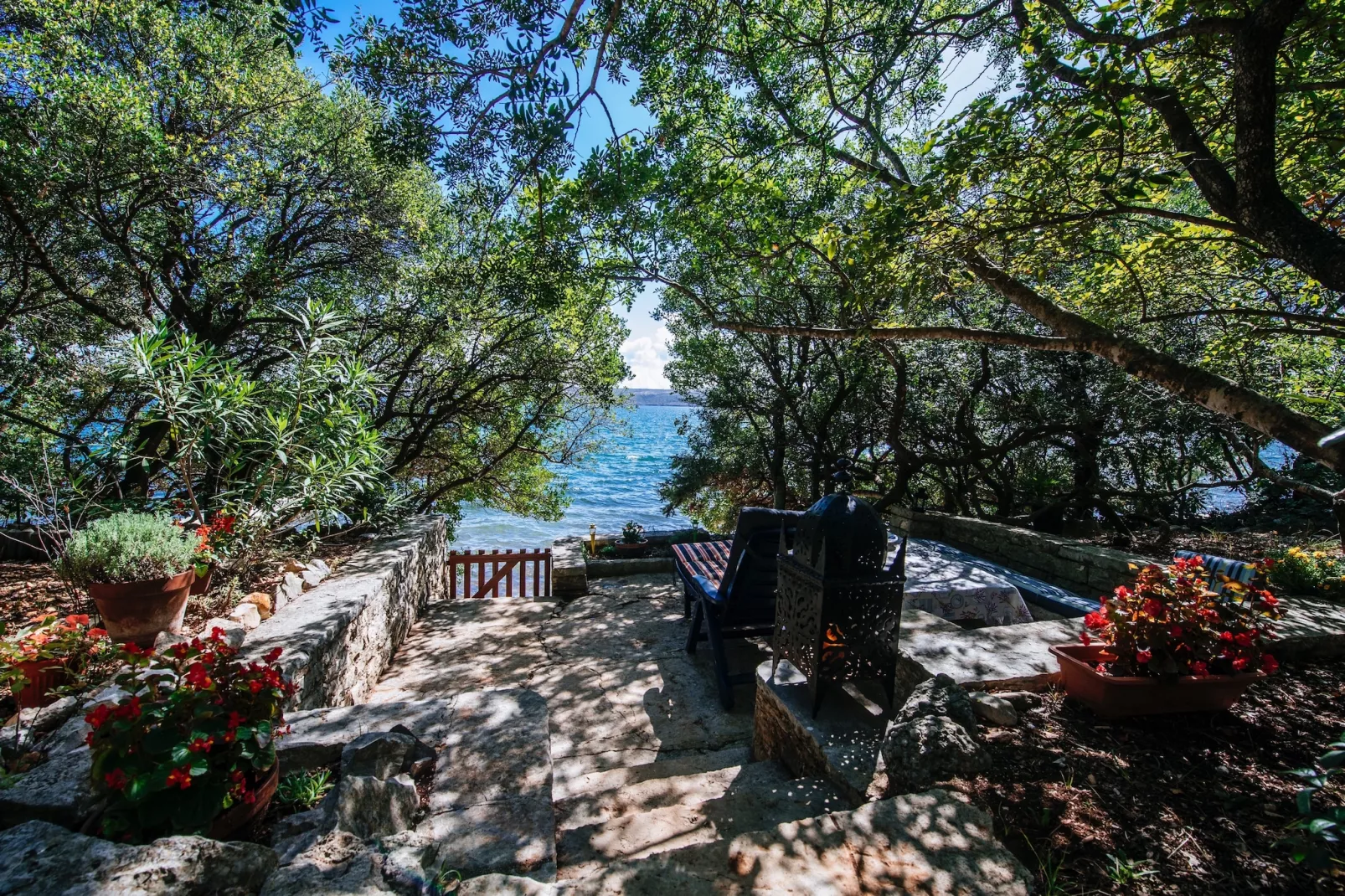 Beachfront  house Dunja - Buitenkant zomer