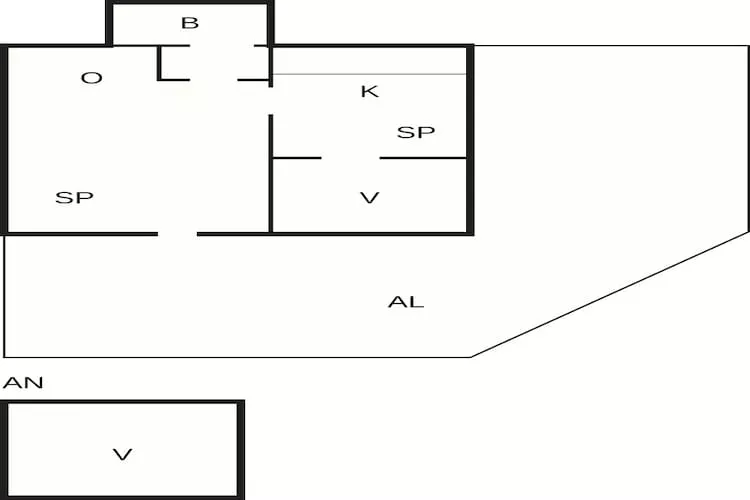 6 Personen vakantie huis in LÖTTORP - Plattegrond
