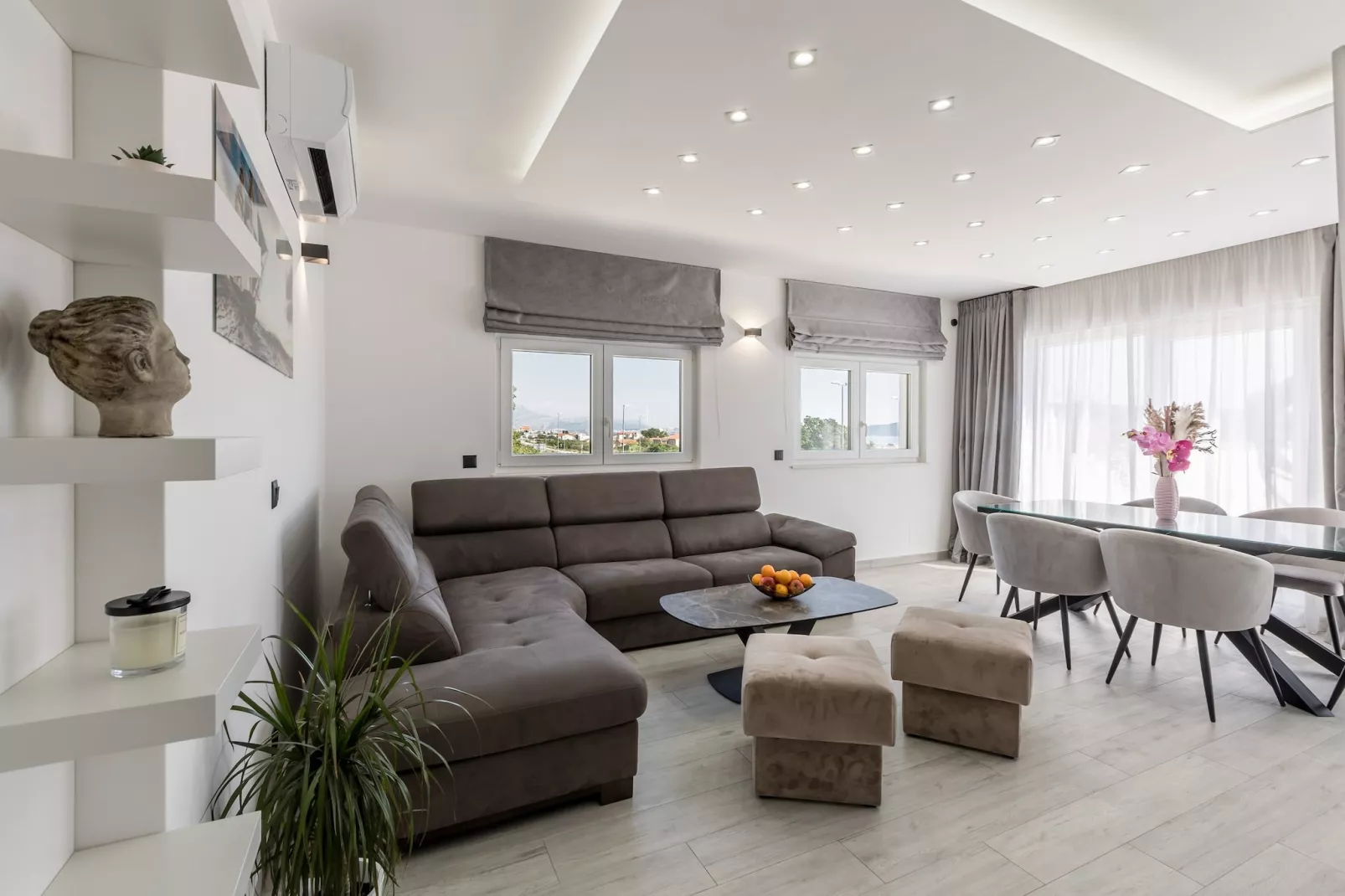 Scenic Kastel Luksic Apartments - Two Bedroom Apartment (owner Penthouse) - Woonkamer