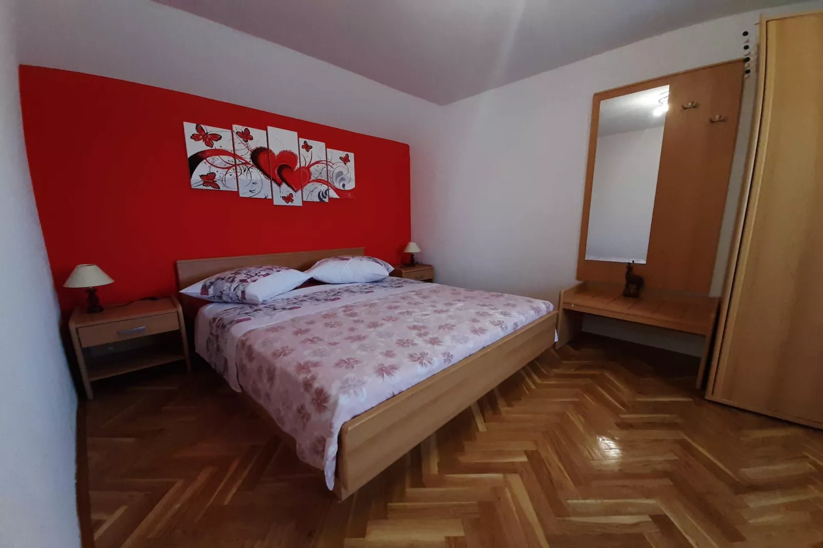 Cozy Apartments with Private Balcony Vinisce - Standard Two Bedroom Apartment (Owner I) - Slaapkamer