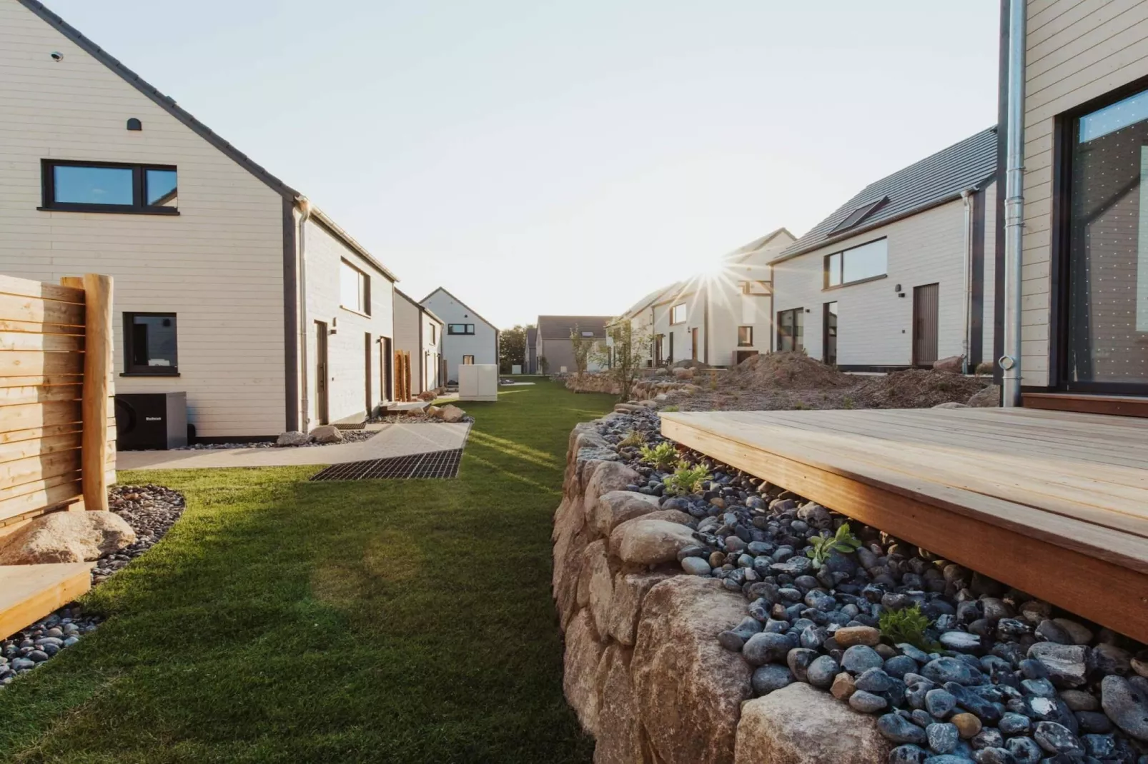 Drievoudig beglaasde oase, Sagard - Buitenlucht