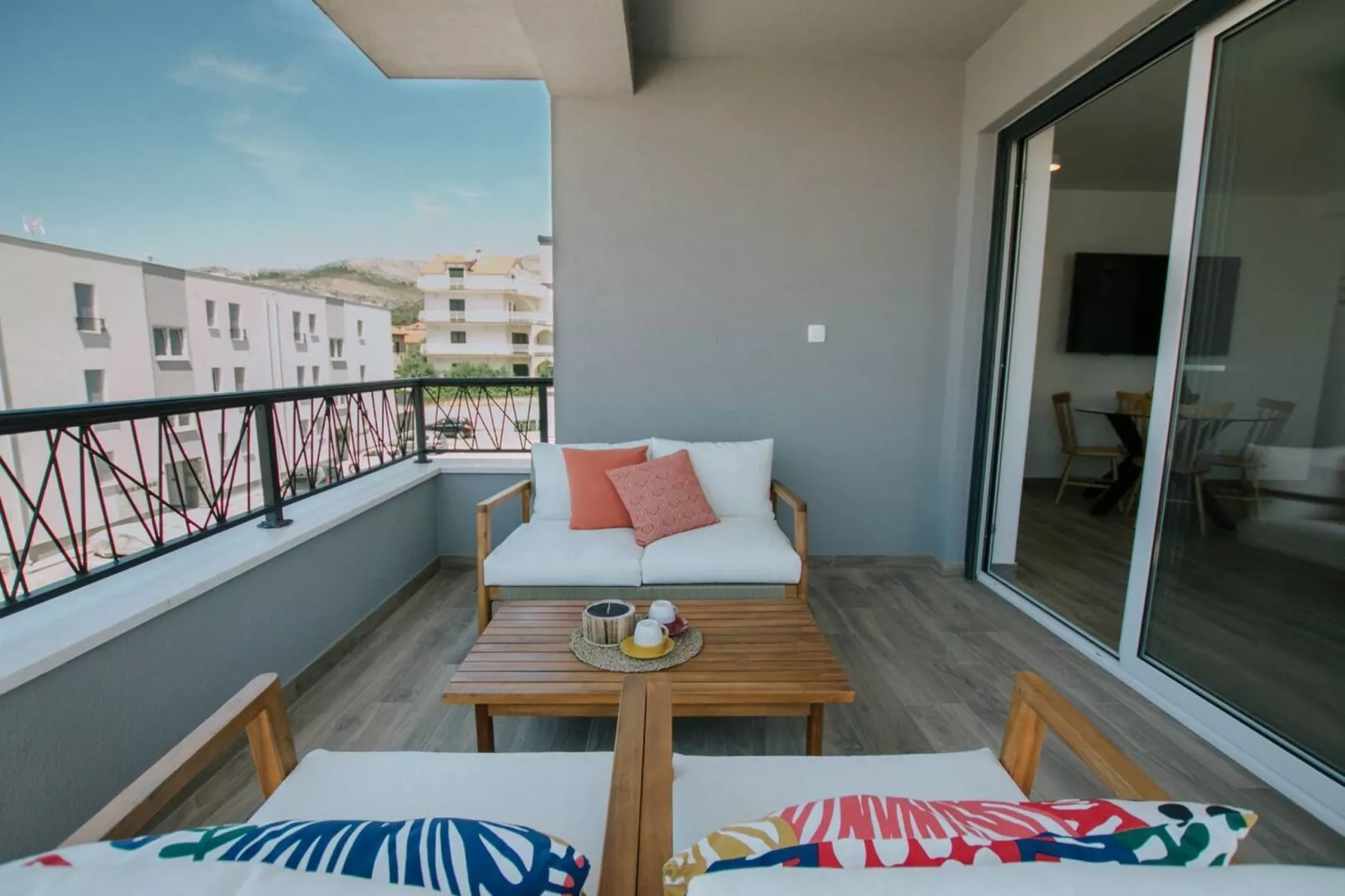 Spacious Luxury Trogir Apartments - Superior Two Bedroom Apartment (Mila) - Terrasbalkon
