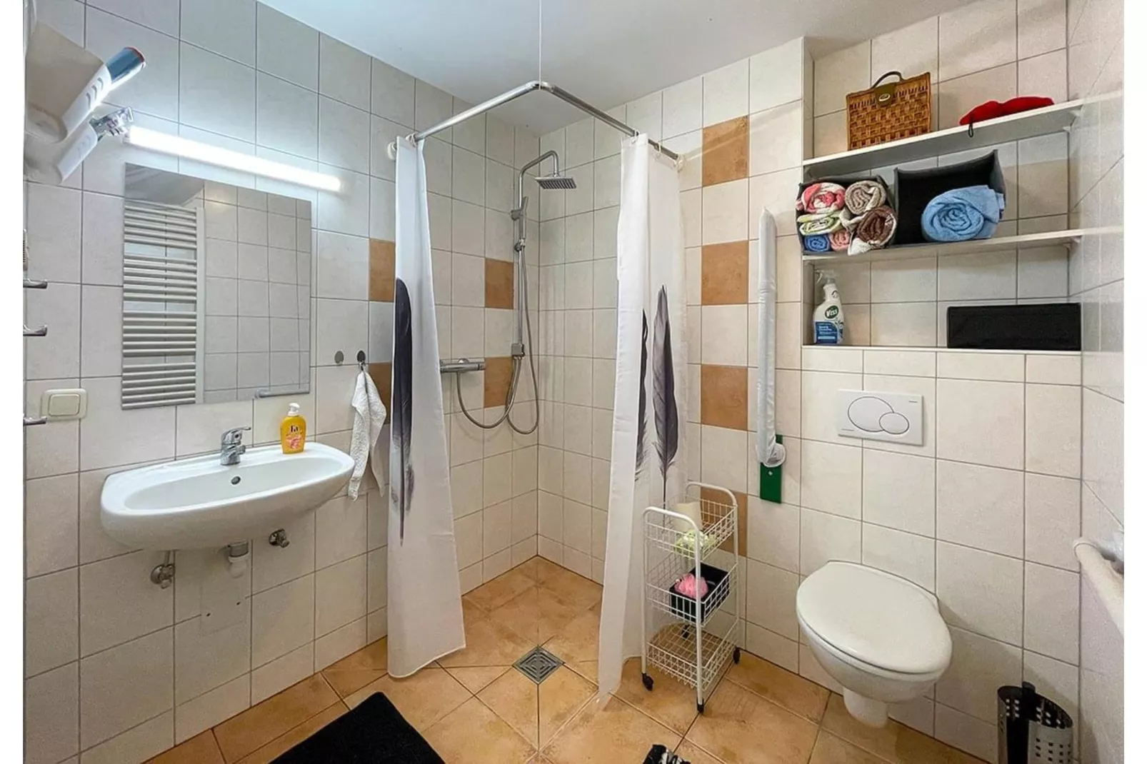 Ferienwohnung Bärbel - Badkamer