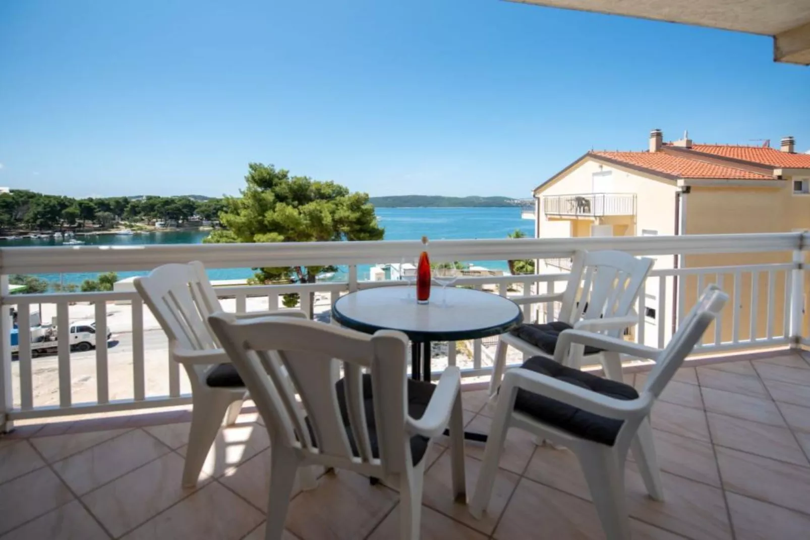 Villa Tomi  - Classic One Bedroom Apartment With Sea View (7) - Terrasbalkon