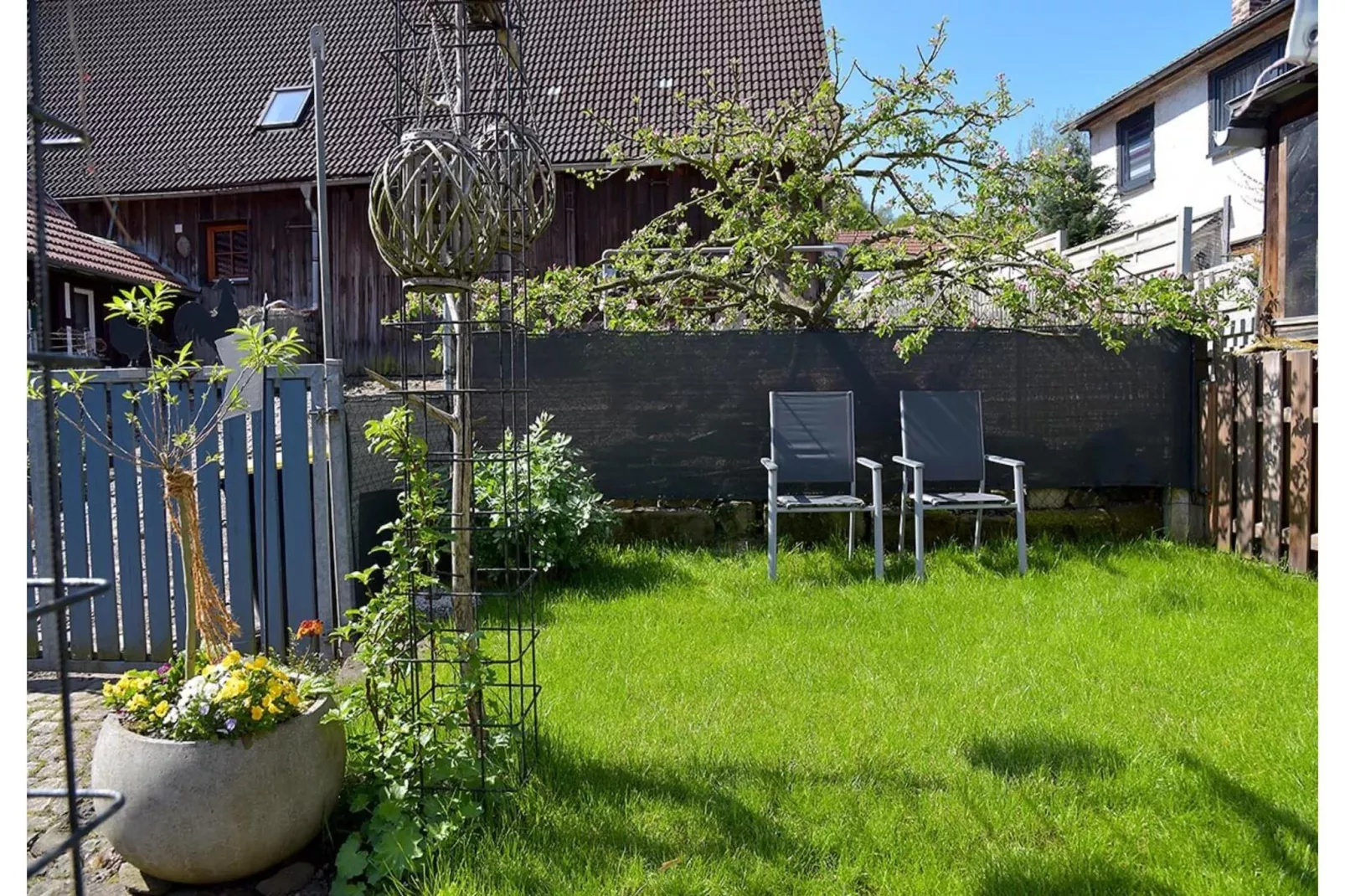 Ferienwohnung Bärbel - Tuinen zomer