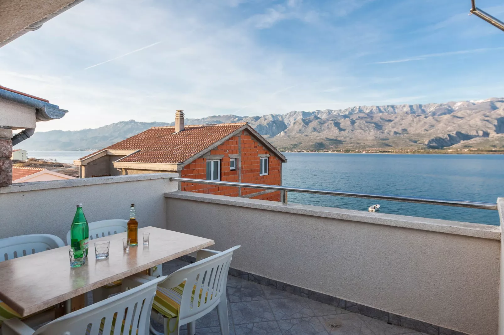 Cozy Apartments in Zadar with Sea and Mountain Views - Studio Apartment (owner 2) - Terrasbalkon